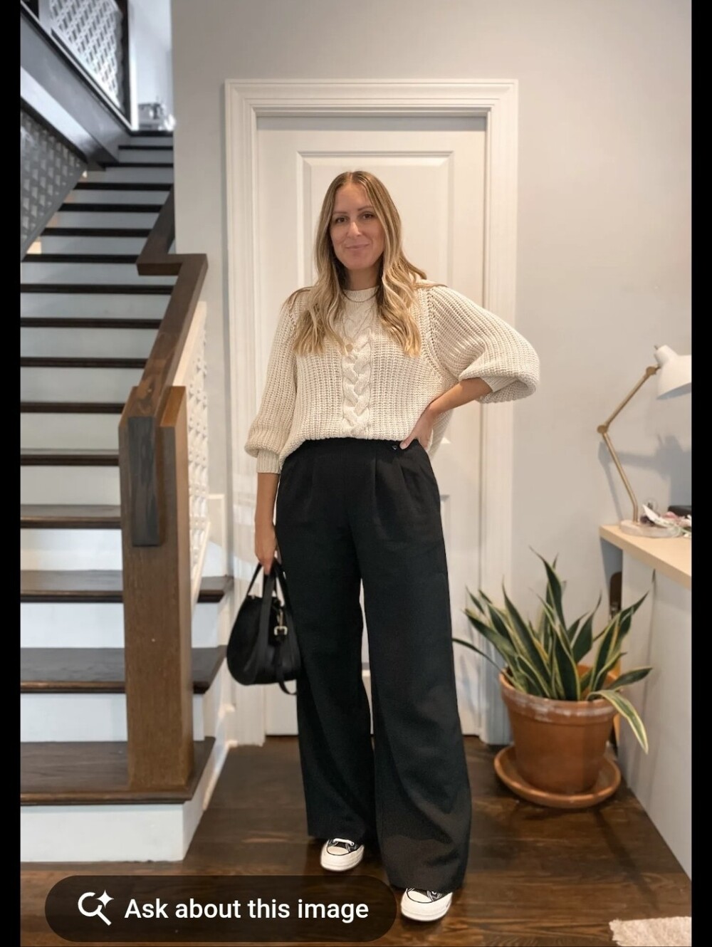 Leith | Wide Leg Black Pants - Classic Women's Trousers